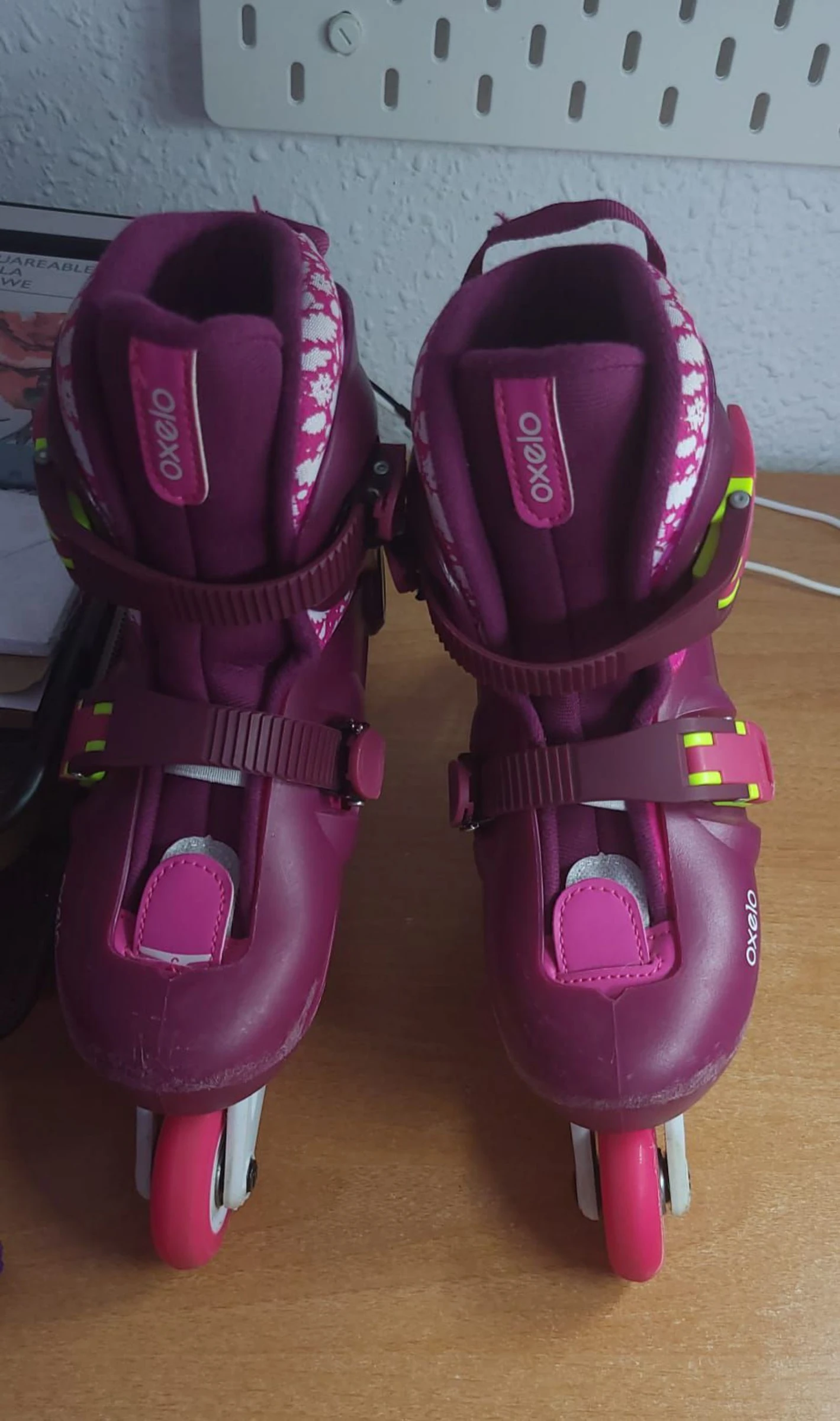 ⛸️ Patins em linha Oxelo + capacete e proteções – tamanho ajustável 29–32 – photo 5